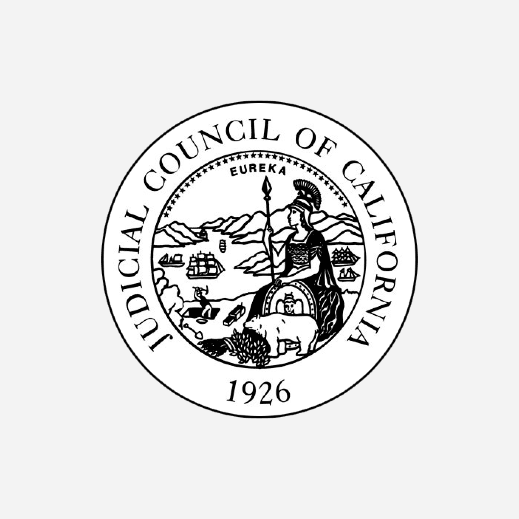 Judicial Council of California 1926 seal