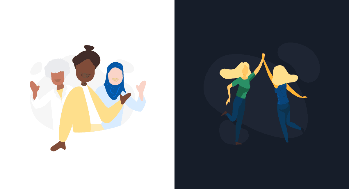 Mobile mockup of the 12signs ‘Latest Articles’ page, featuring colorful illustrated thumbnails and article titles, designed by Lunatique Design