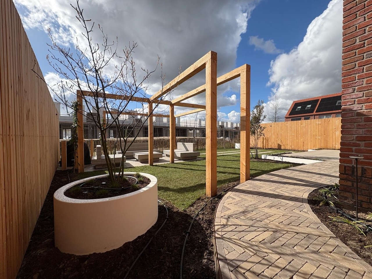 Tuin met hoogteverschil in Amersfoort - Art gardens