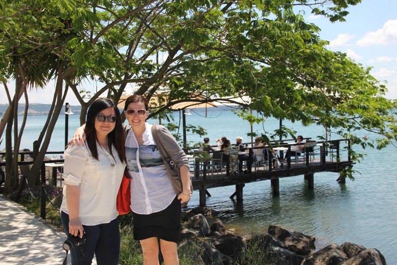 two women with sunglasses