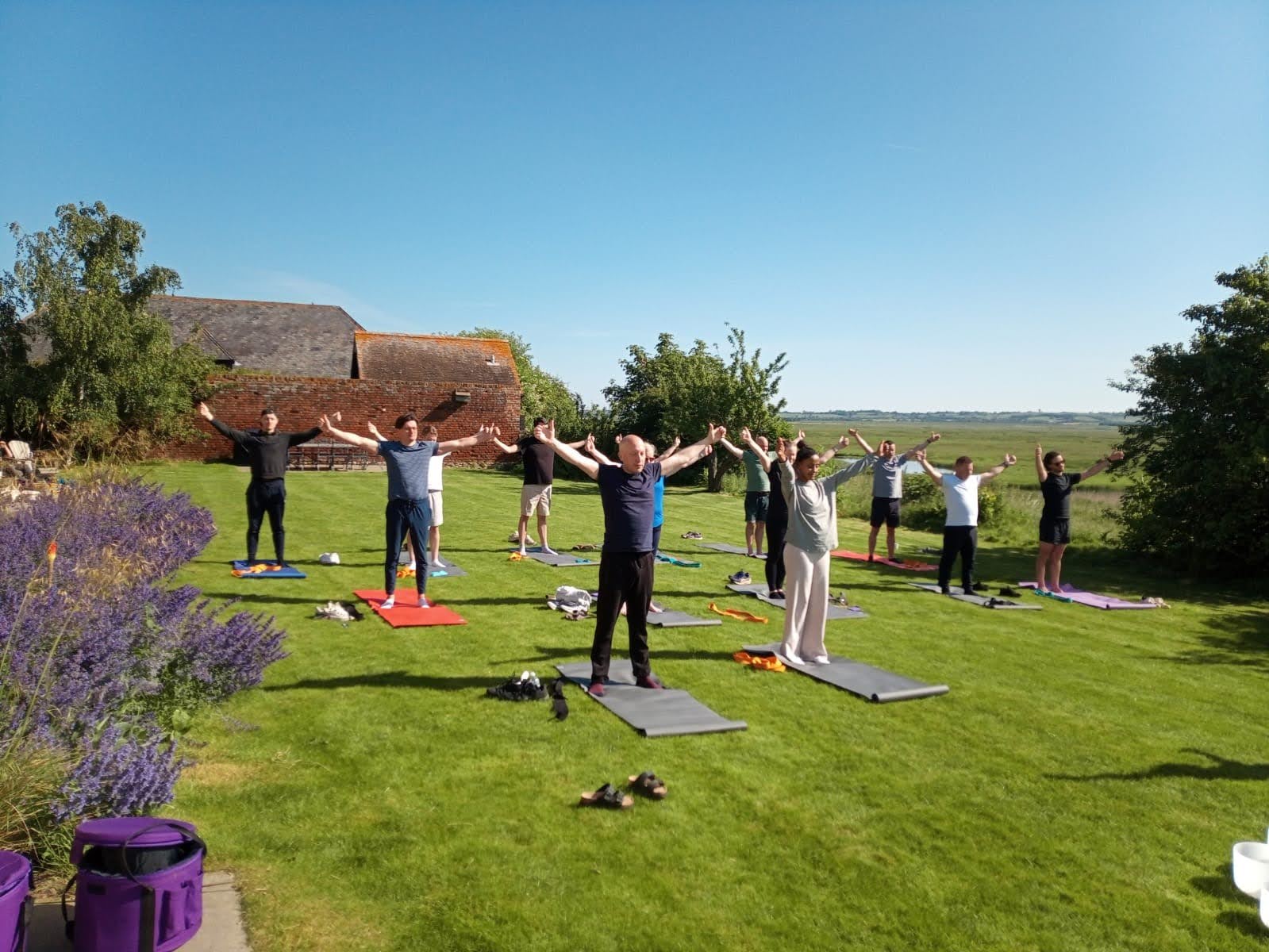 Venue entrance with Regency Grove anniversary signage
