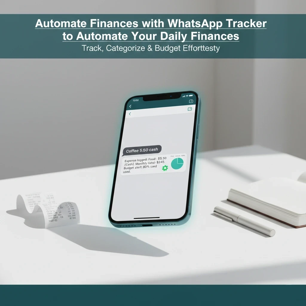 How to Use a WhatsApp Expense Tracker to Automate Your Daily Finances