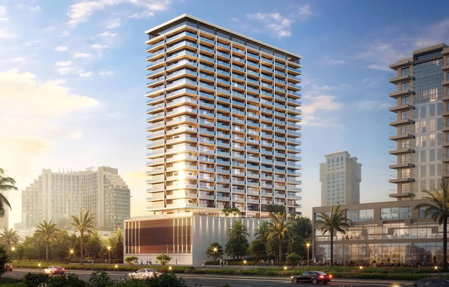 Binghatti Ivory Building view