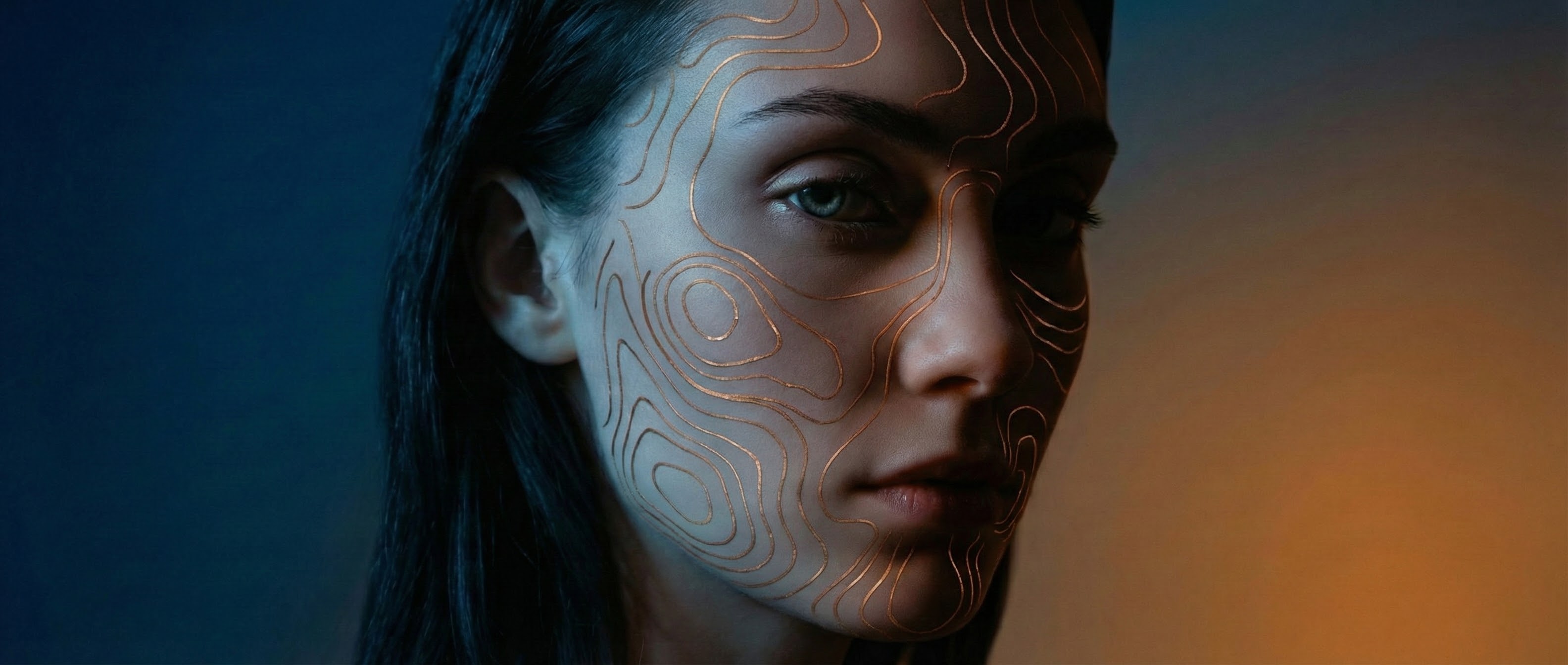 وجه المرأة يبرز العلاجات التجميلية غير الجراحية وتجديد الشباب على يد الدكتور برافو