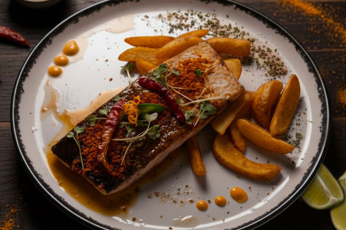 Salmón en costra - La Chula Medellín