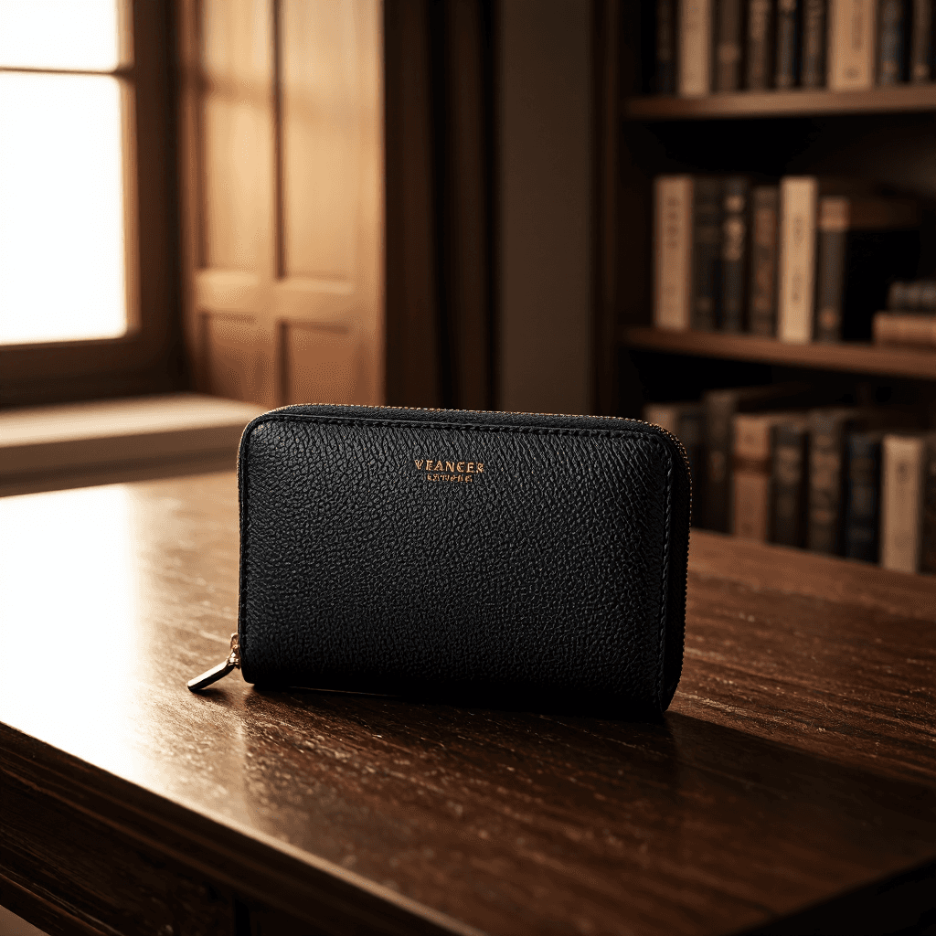 product photography of a wallet