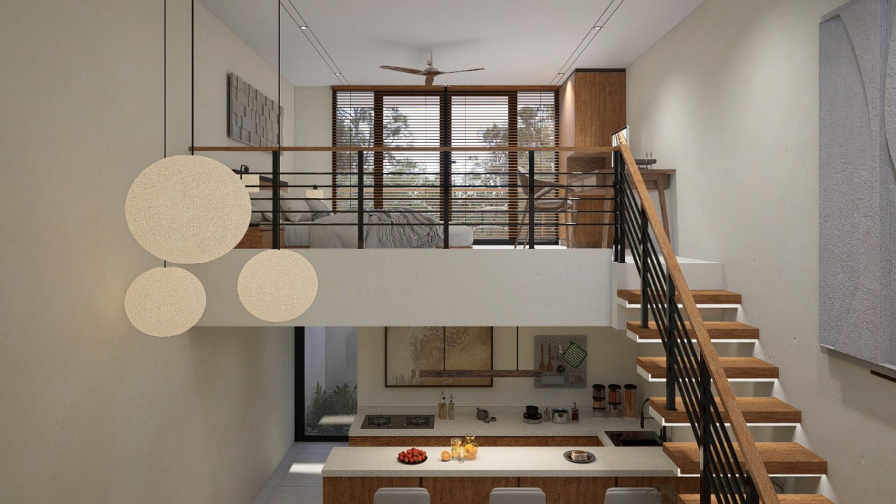 1-bedroom loft townhouse 2 minutes from Balangan Beach