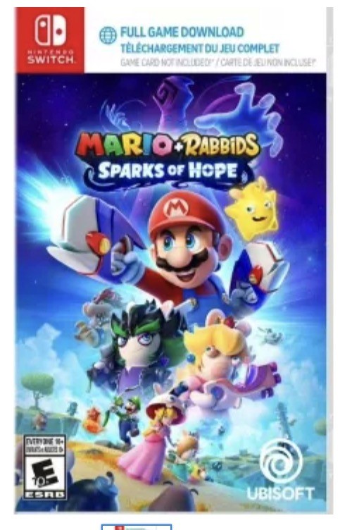 Nintendo switch Mario and rabbids sparks of hope & super smash bros ultimate