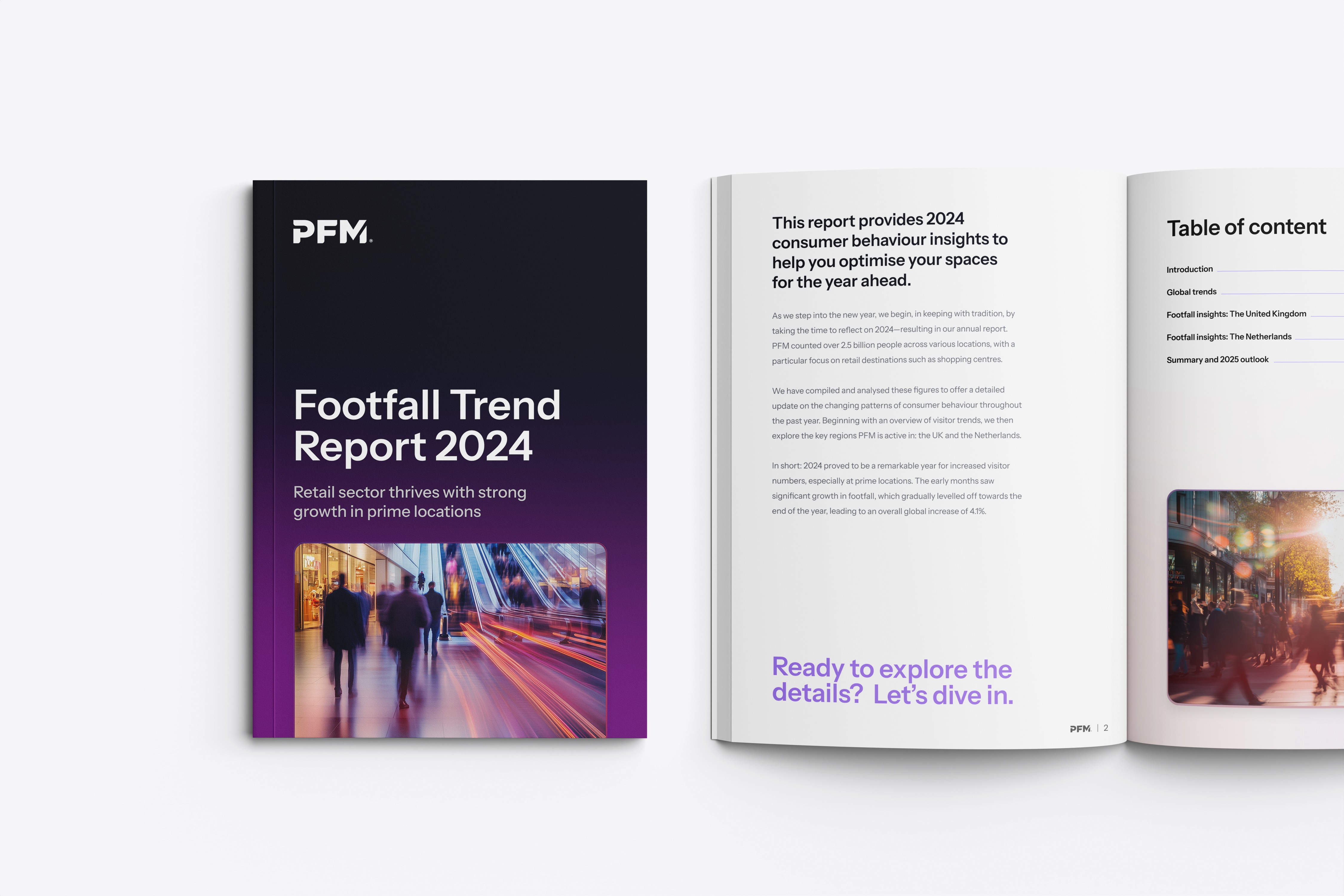 Cover and open pages of a report titled "Hybrid Cloud Report 2022," featuring text and images.
