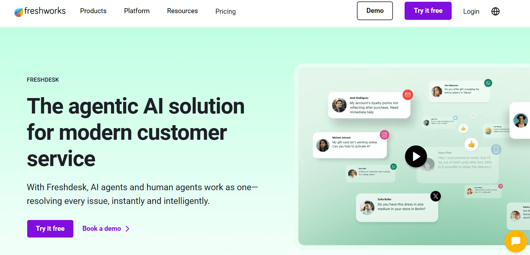 Freshdesk - Tidio Alternatives