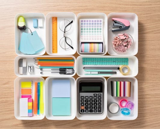 two hands touching each other in front of a blue background
