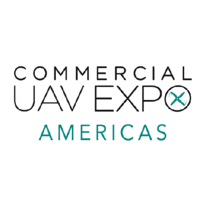 commercial uav expo trade show logo