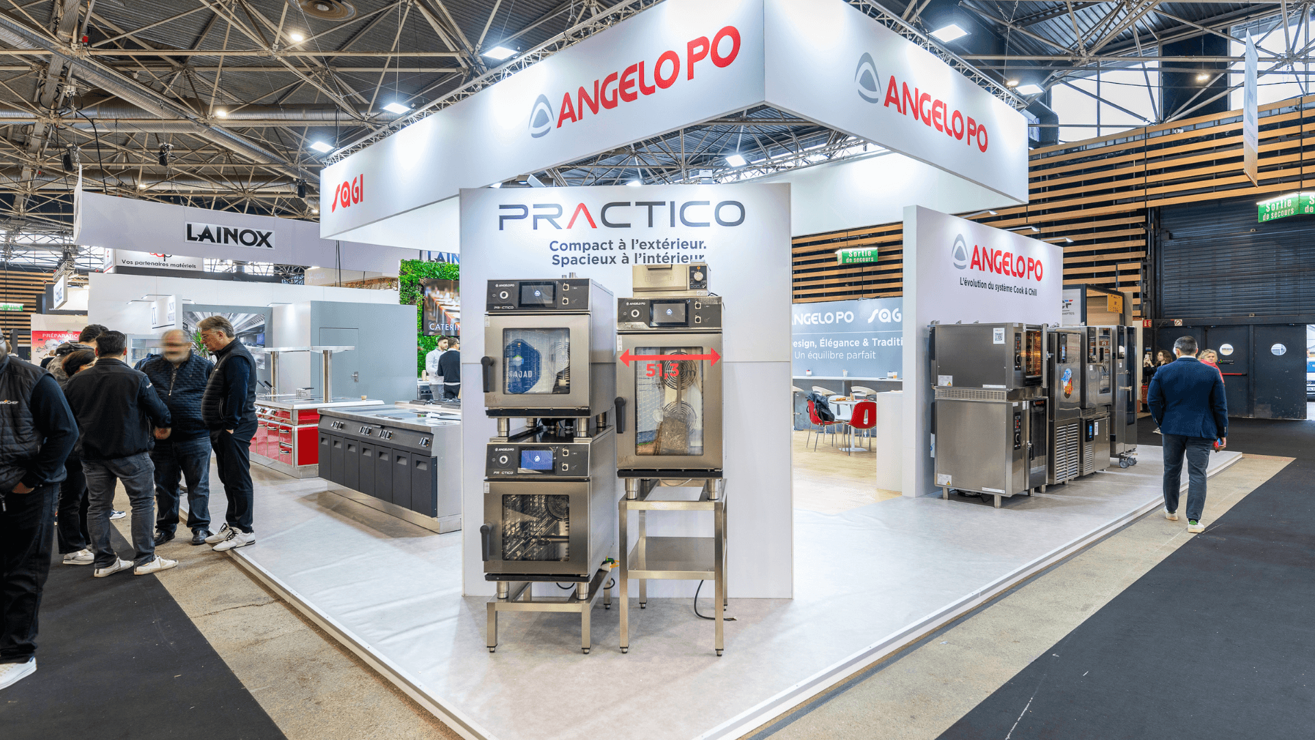 Stand Angelo Po au SIRHA par Expace