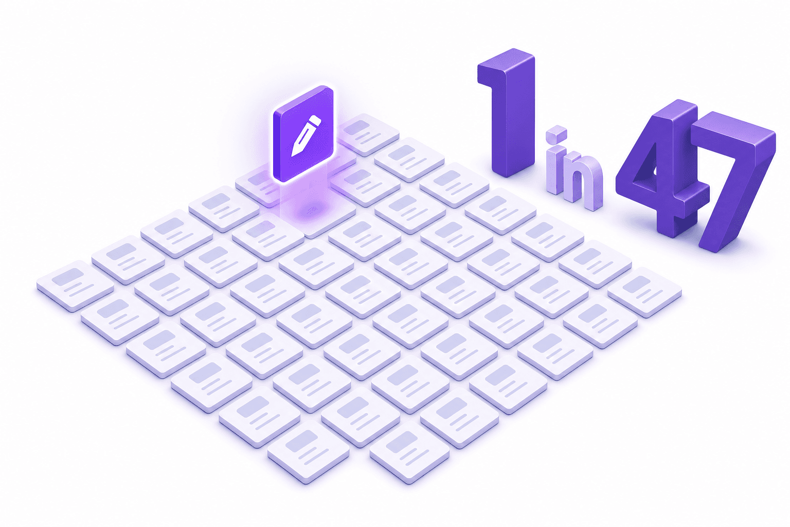 One in 47 Shopify orders is edited after checkout, shown as a grid of order icons