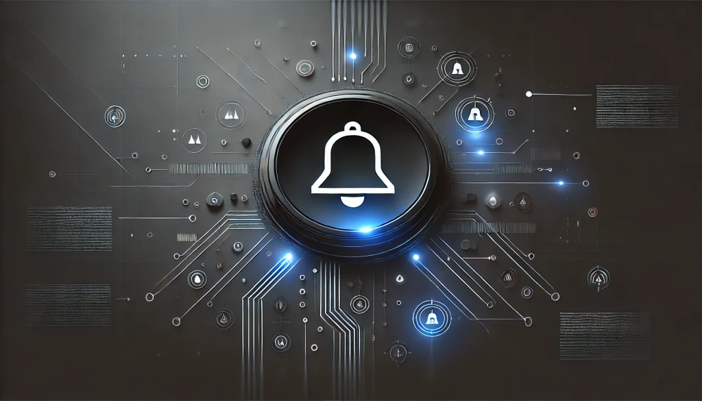 Illustration d'une cloche connectée représentant le système d'alertes Stealed