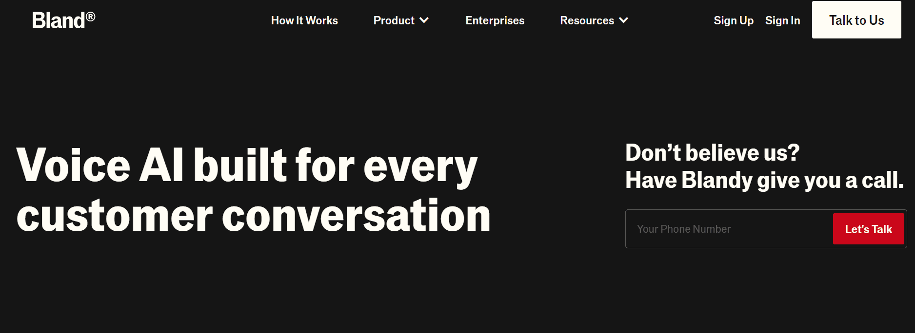 bland ai - Sierra Alternatives