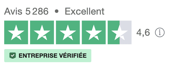 trustpilot d'une marque