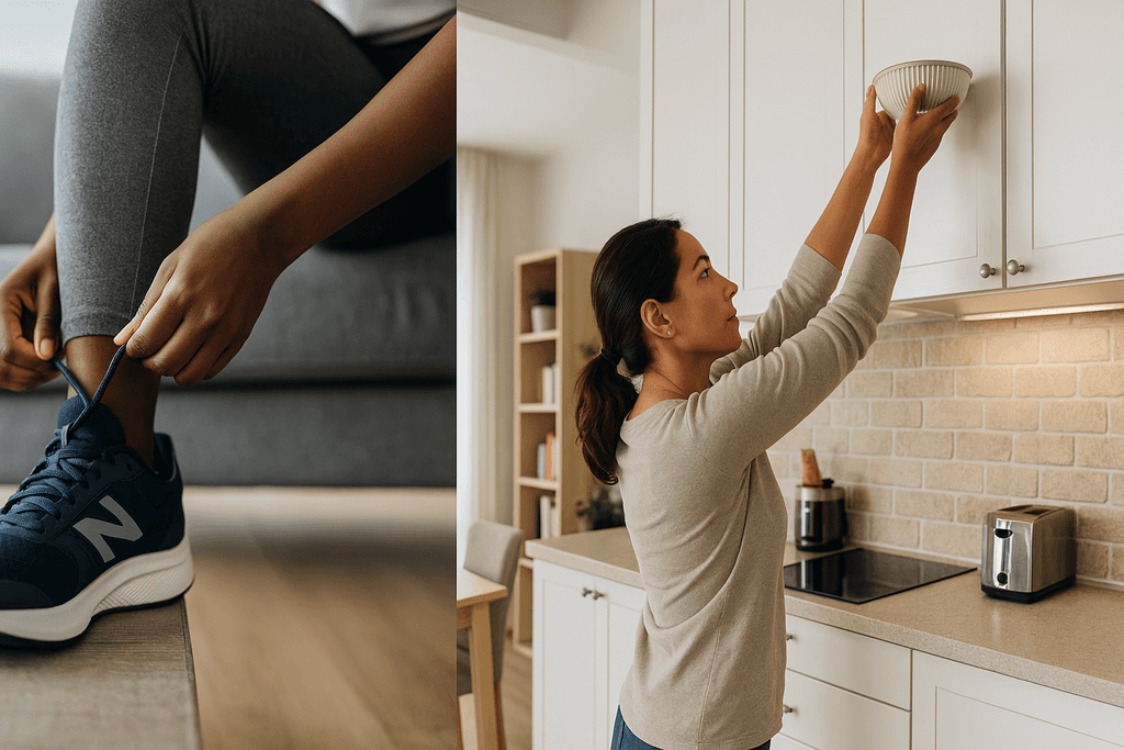 Outdoor shot of practice building