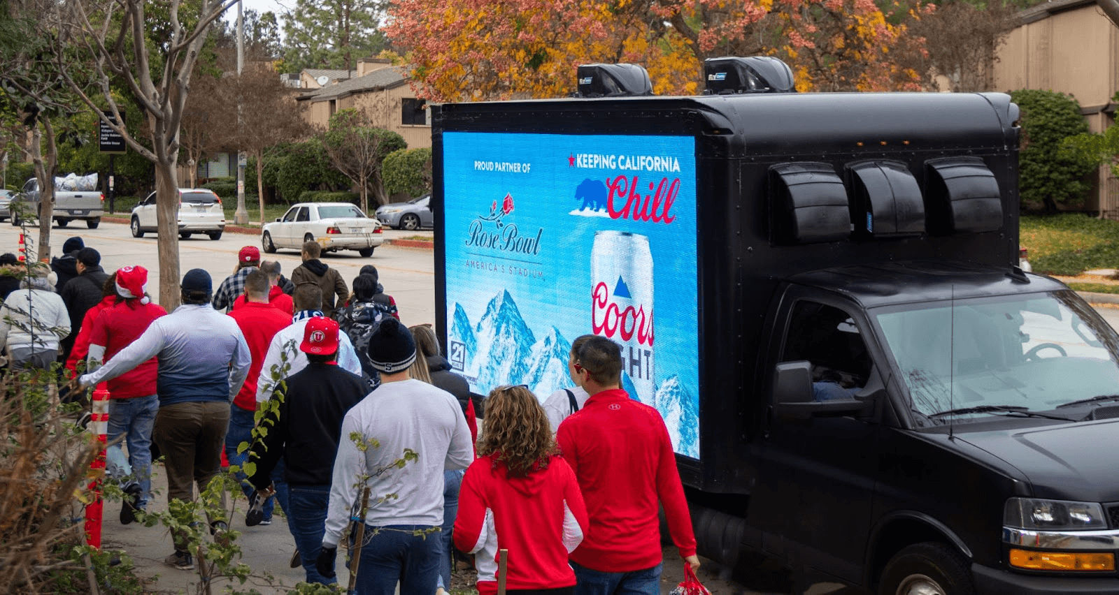 Parked Mobile Billboard