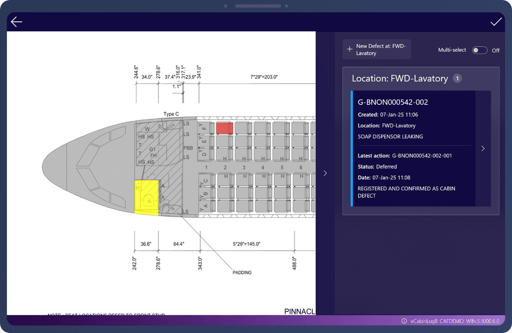 eCabinLog8 LOPA chart