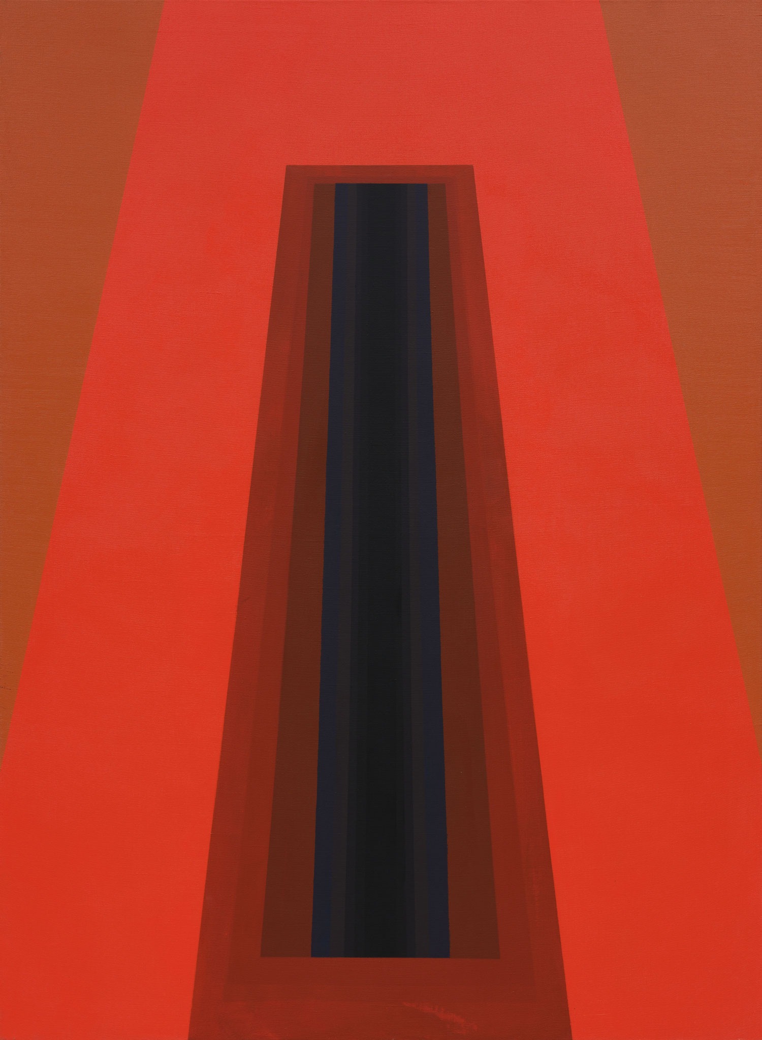 painting of bright orange 