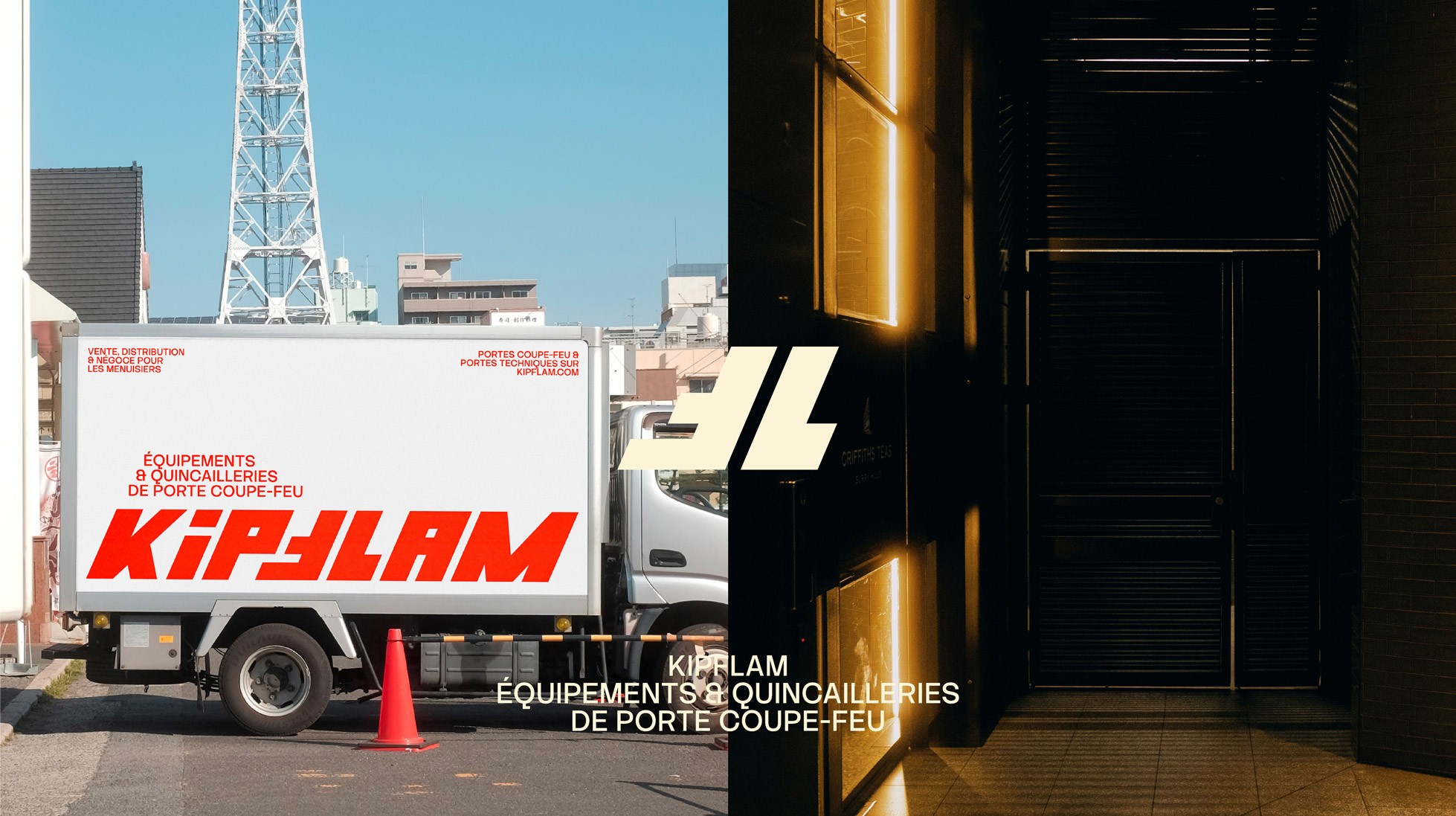 Camion de la société Kipflam