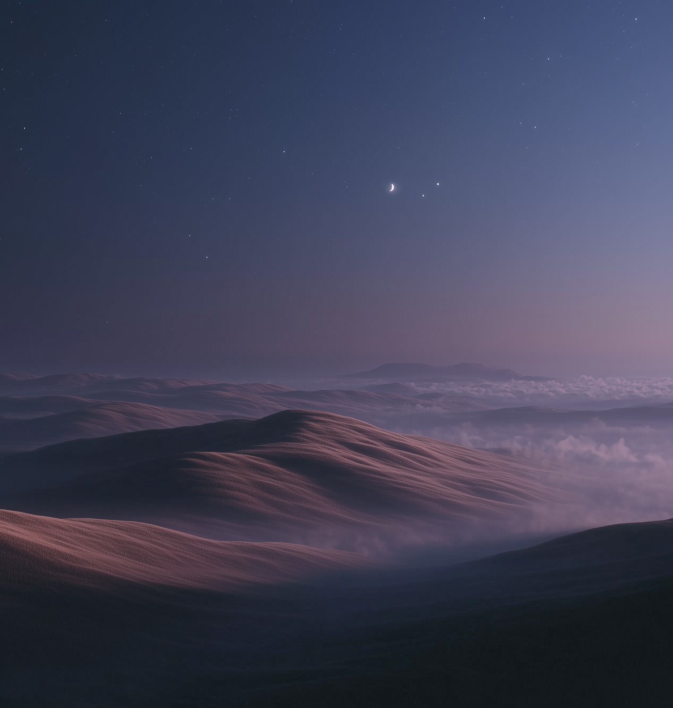 night-sky-with-clouds-resting-on-mountain