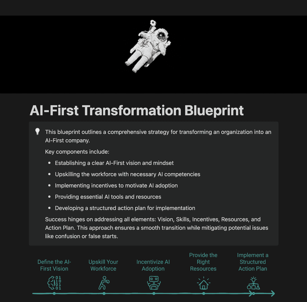 Custom AI-First Blueprint screenshot