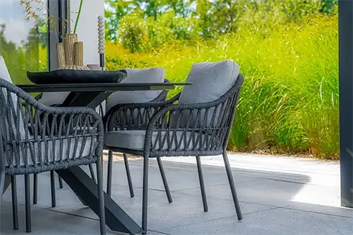 Contemporary patio furniture from Puerto Coco, ideal for outdoor relaxation.