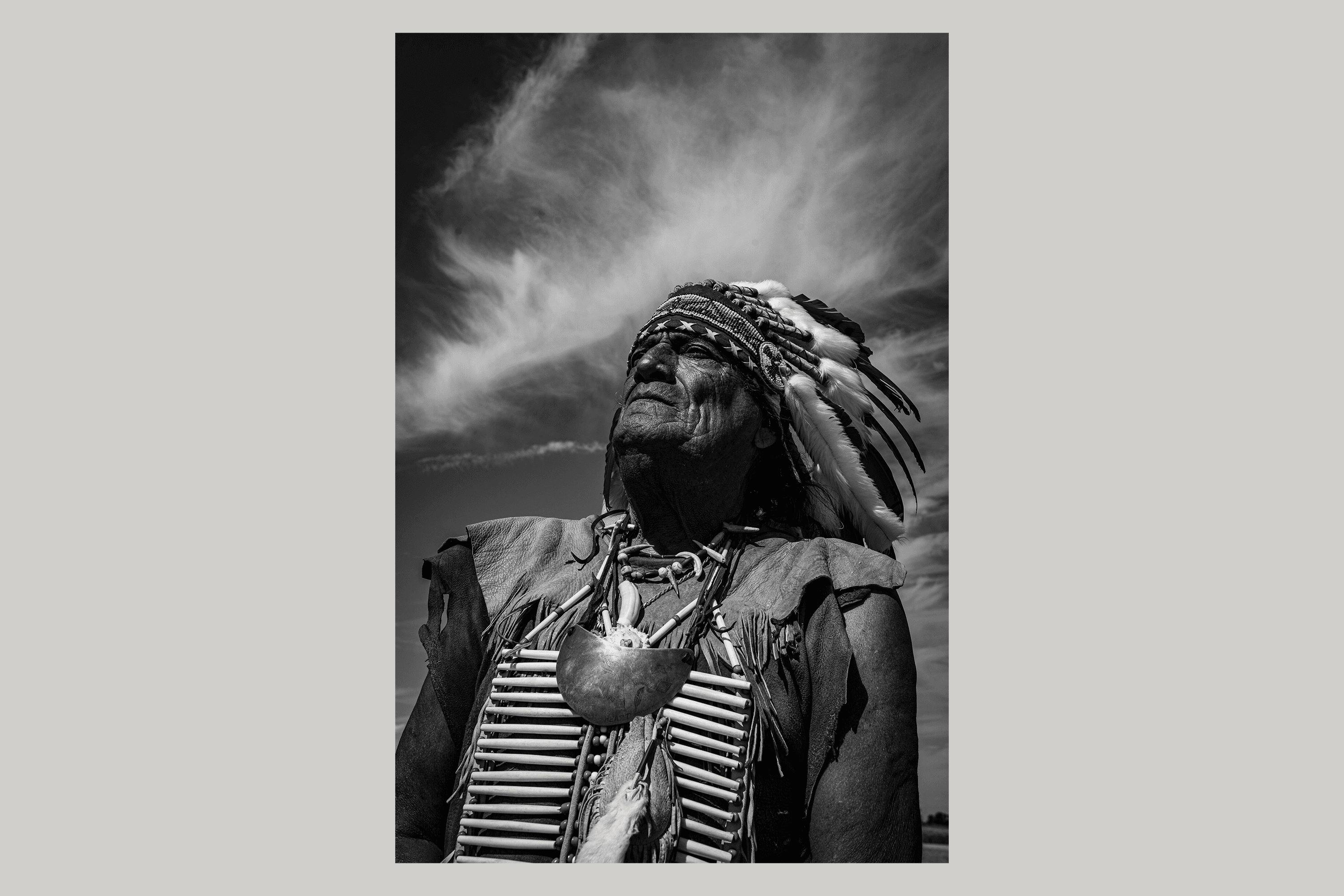 Chief Broken Eagle Ray Hernandez at Fort Griffin