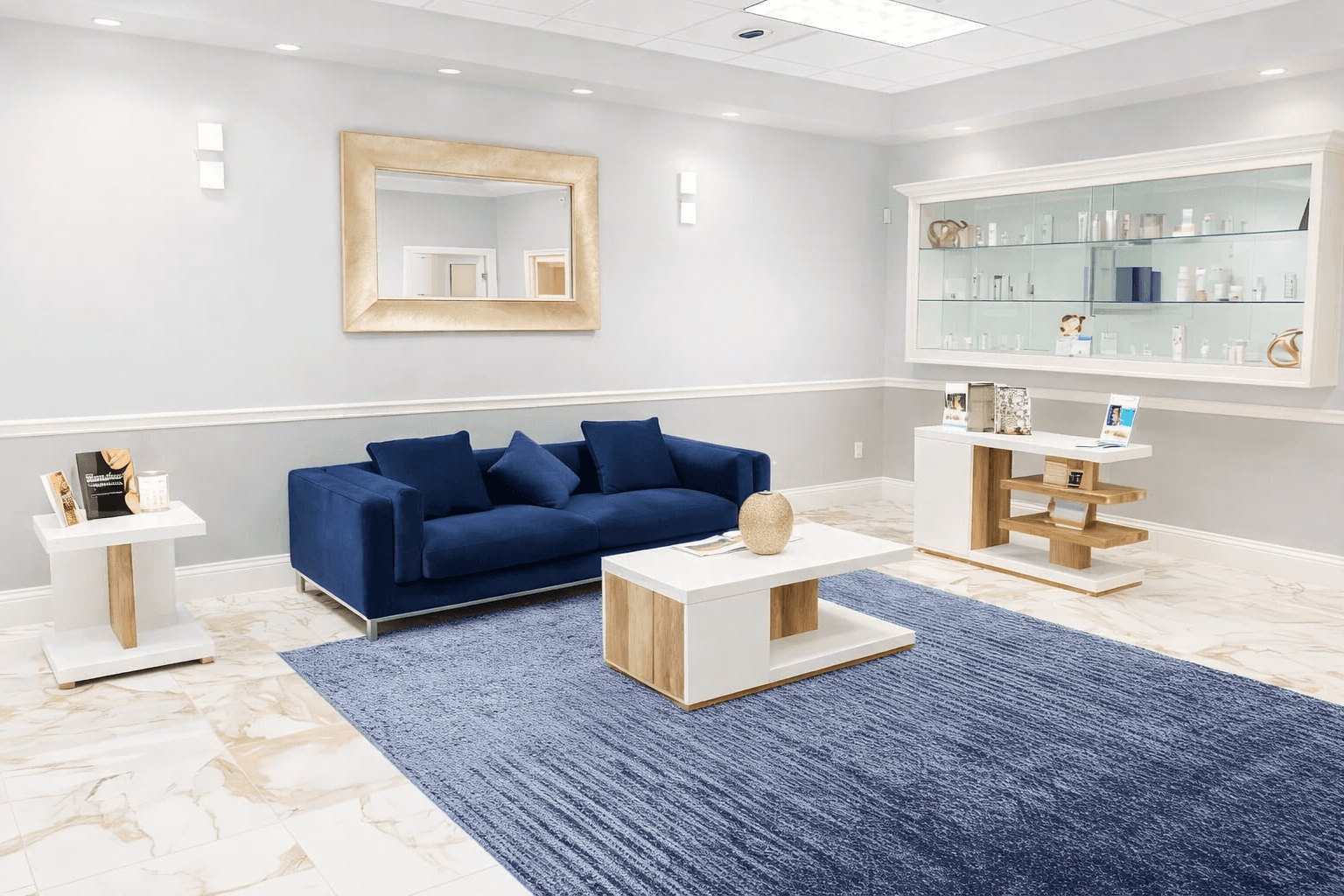 Modern hospital room