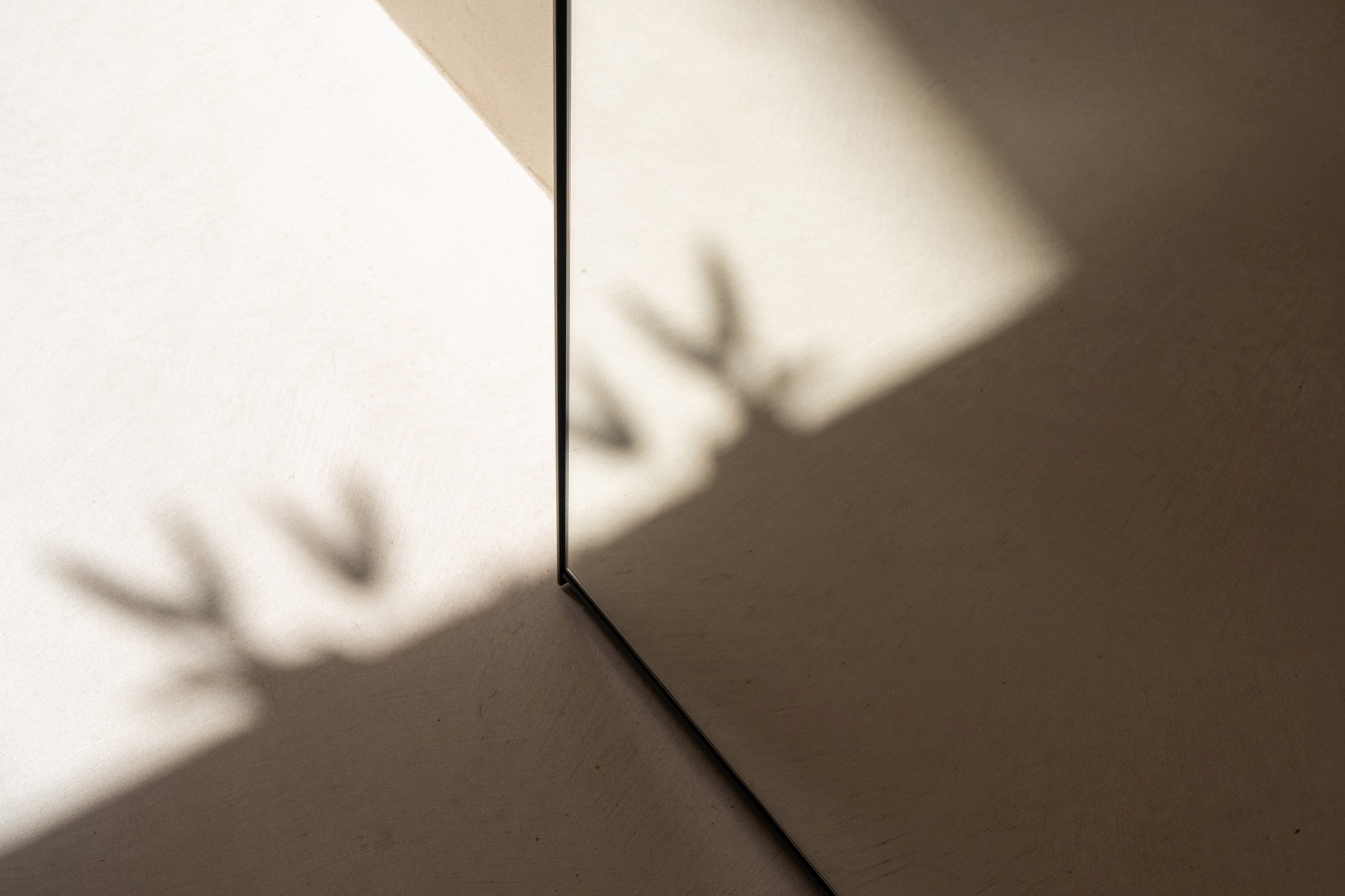 Foto di dettaglio architetturale di pavimento in microcemento di Idealwork_foto realizzate da nearlight studio fotografico