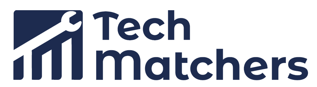 Tech Matchers logo – online platform voor monteurs, elektromonteurs en opdrachtgevers in de technieksector.
