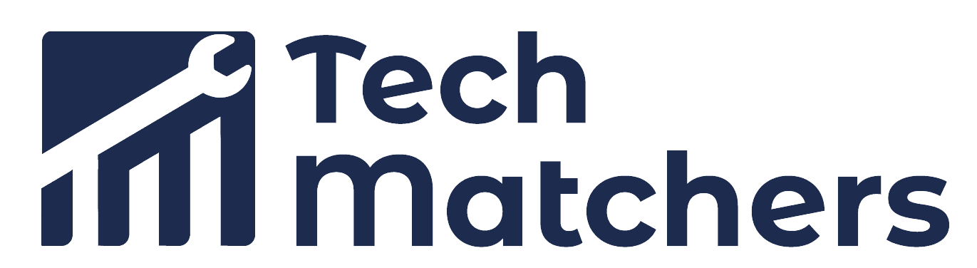 Tech Matchers logo – online platform voor monteurs, elektromonteurs en opdrachtgevers in de technieksector.