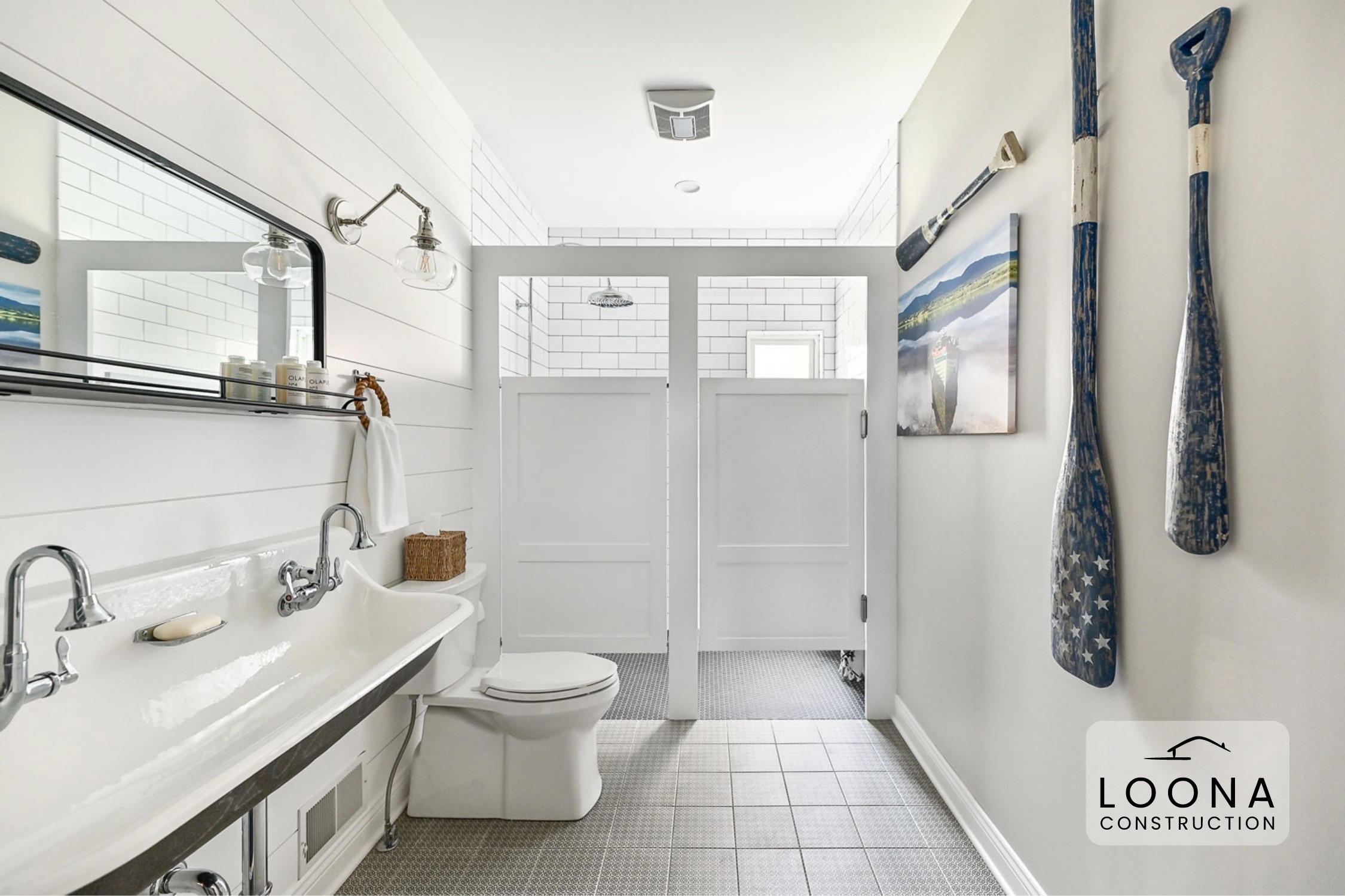 Coastal Retreat Bathroom Makeover