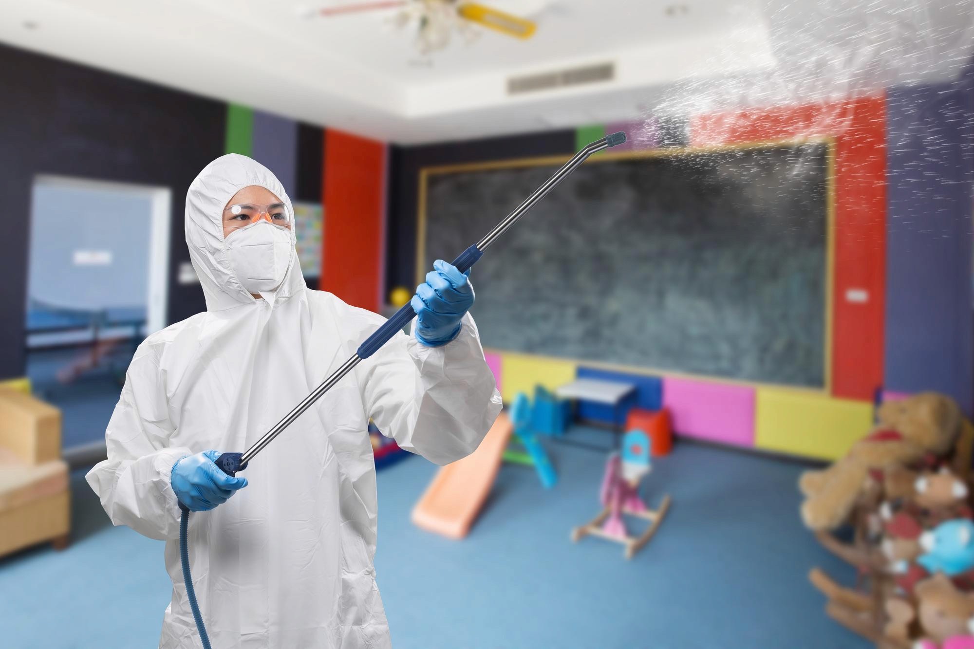 Branding Works 專業室內運動地板具備優質緩衝，確保兒童在室內遊樂場安全跳繩。