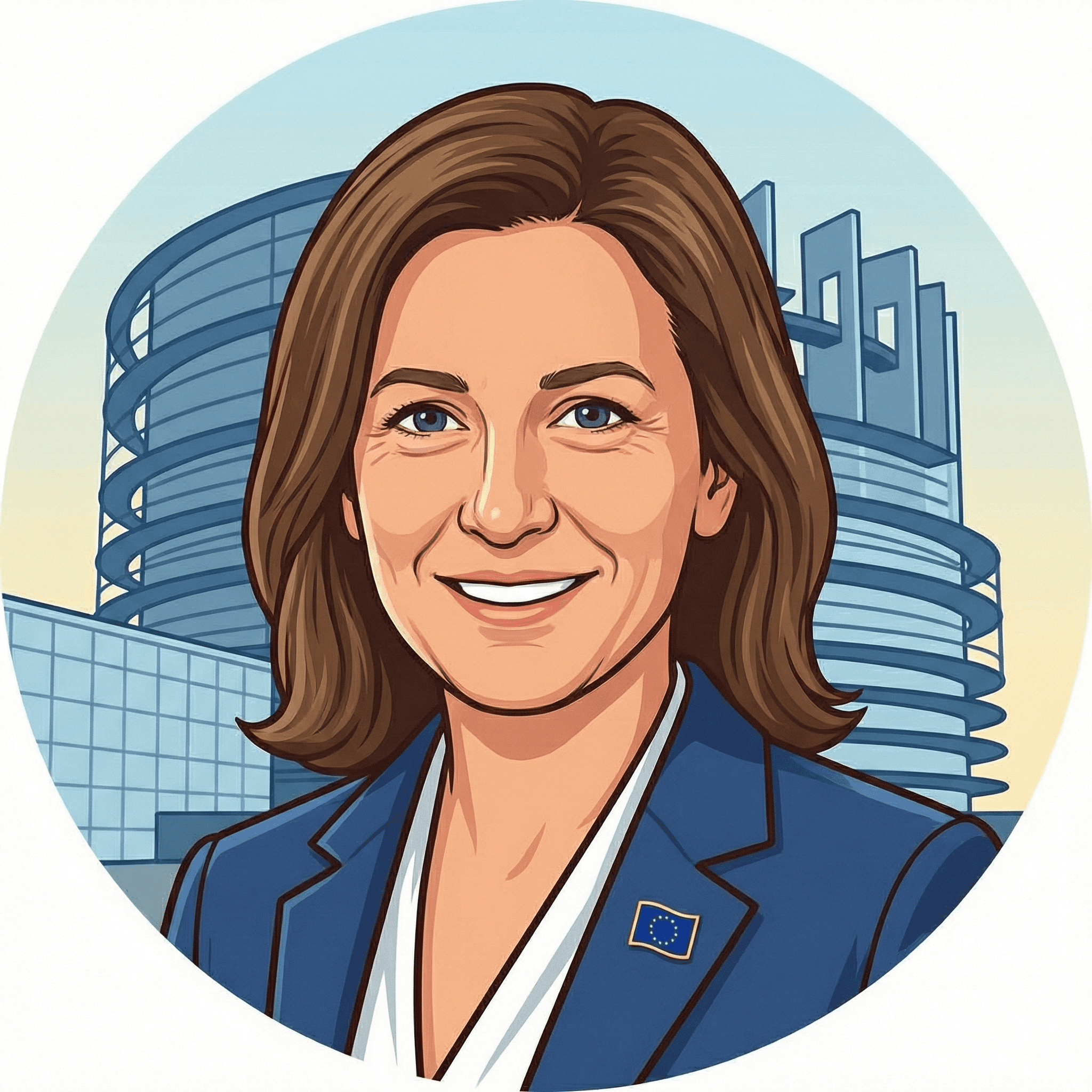 A young man with light brown hair is wearing a black suit jacket and white shirt, standing in a softly lit office setting, conveying professionalism.