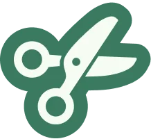Grooming scissors icon
