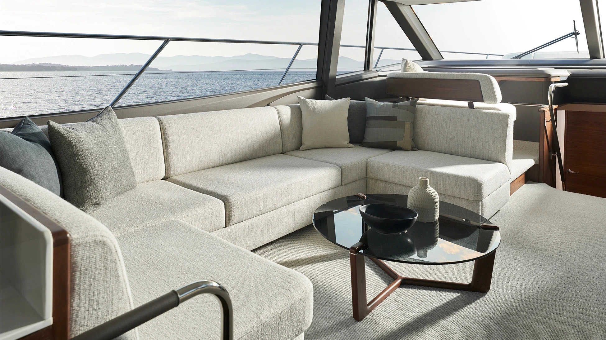 Princess F65 interior salon sofa