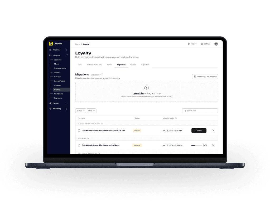 Macbook with Dashboard Design