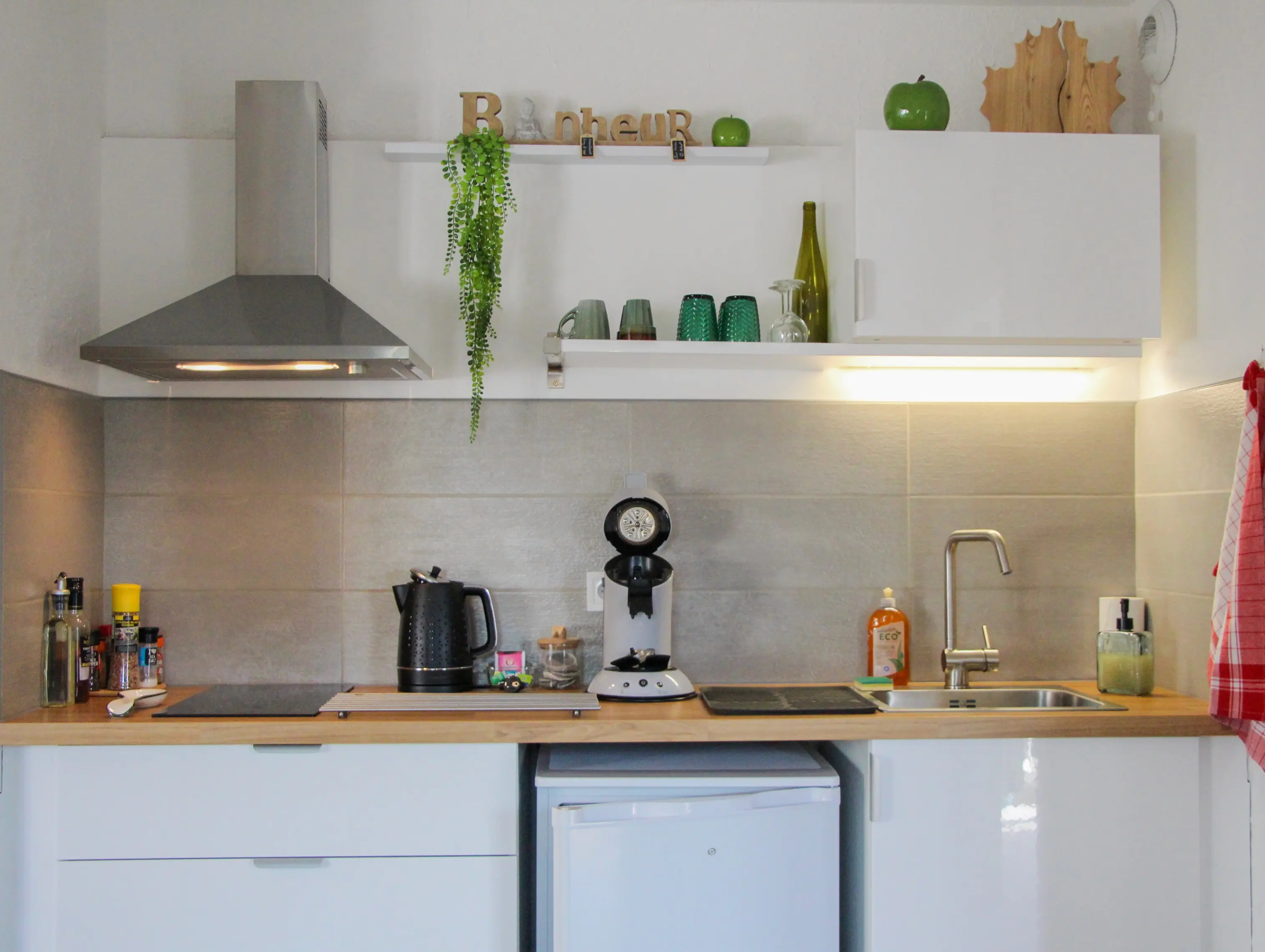 Cuisine équipée du gîte L'Obernai à Obernai – location de vacances sur la Route des Vins