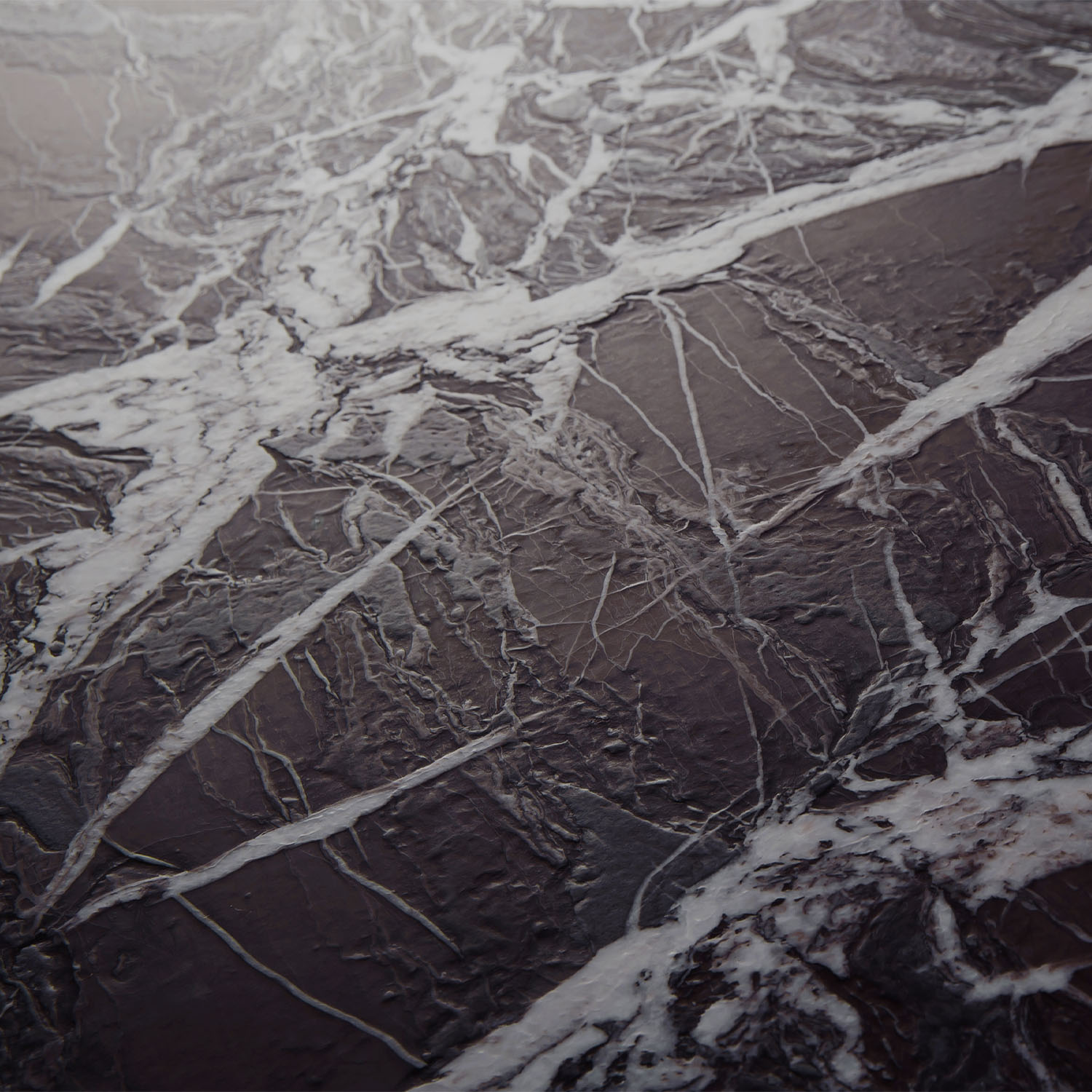 Red marble block with natural veining