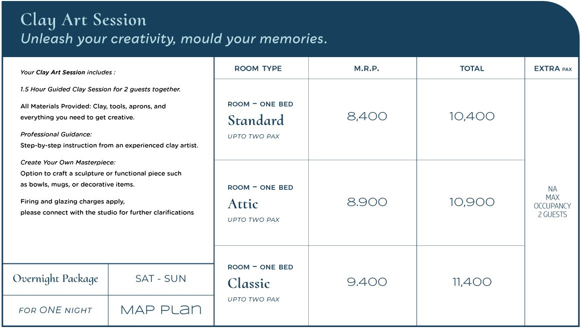 clay art session package