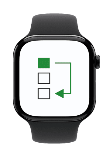 Apple Watch na którym jest ikonografika