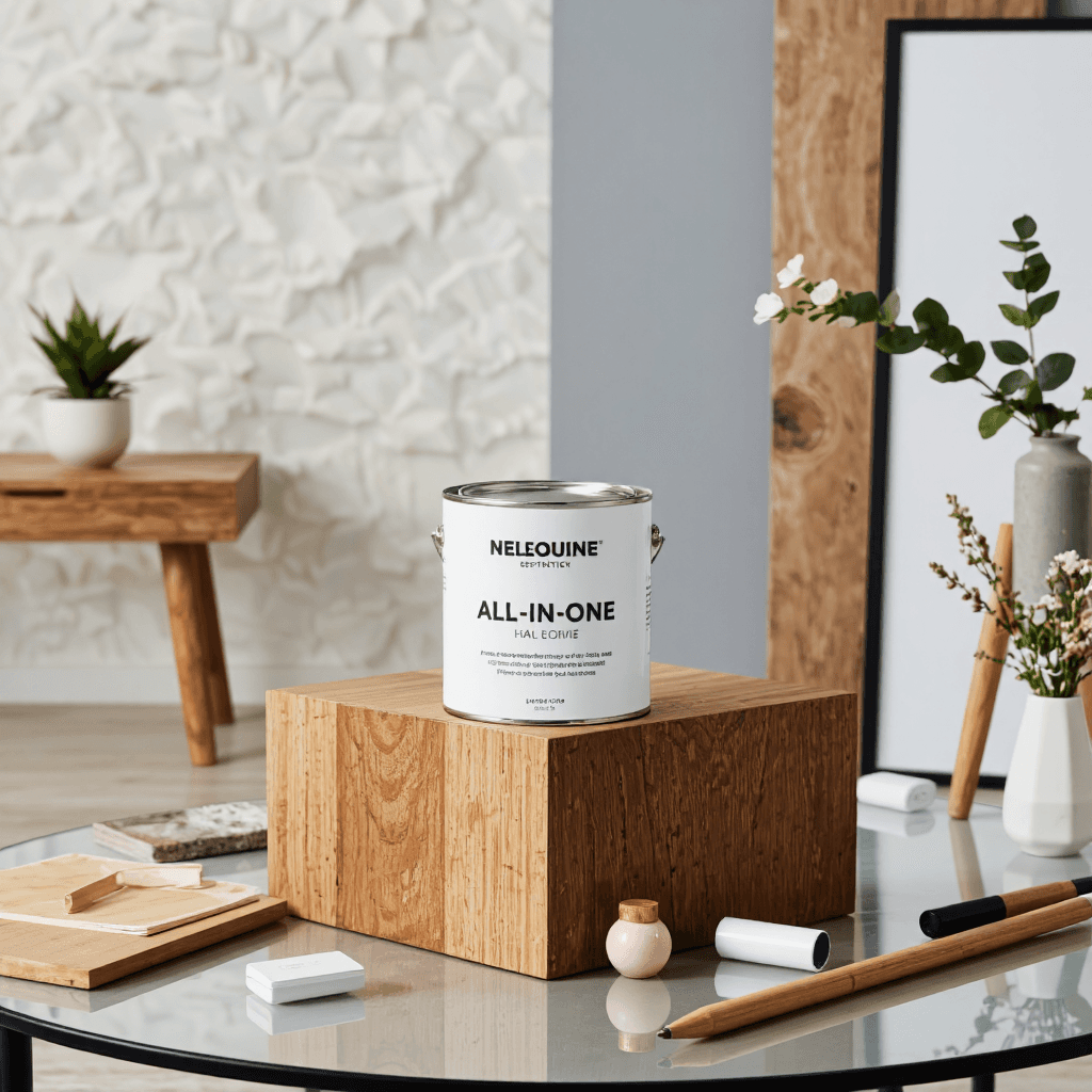 product photography of a can of paint