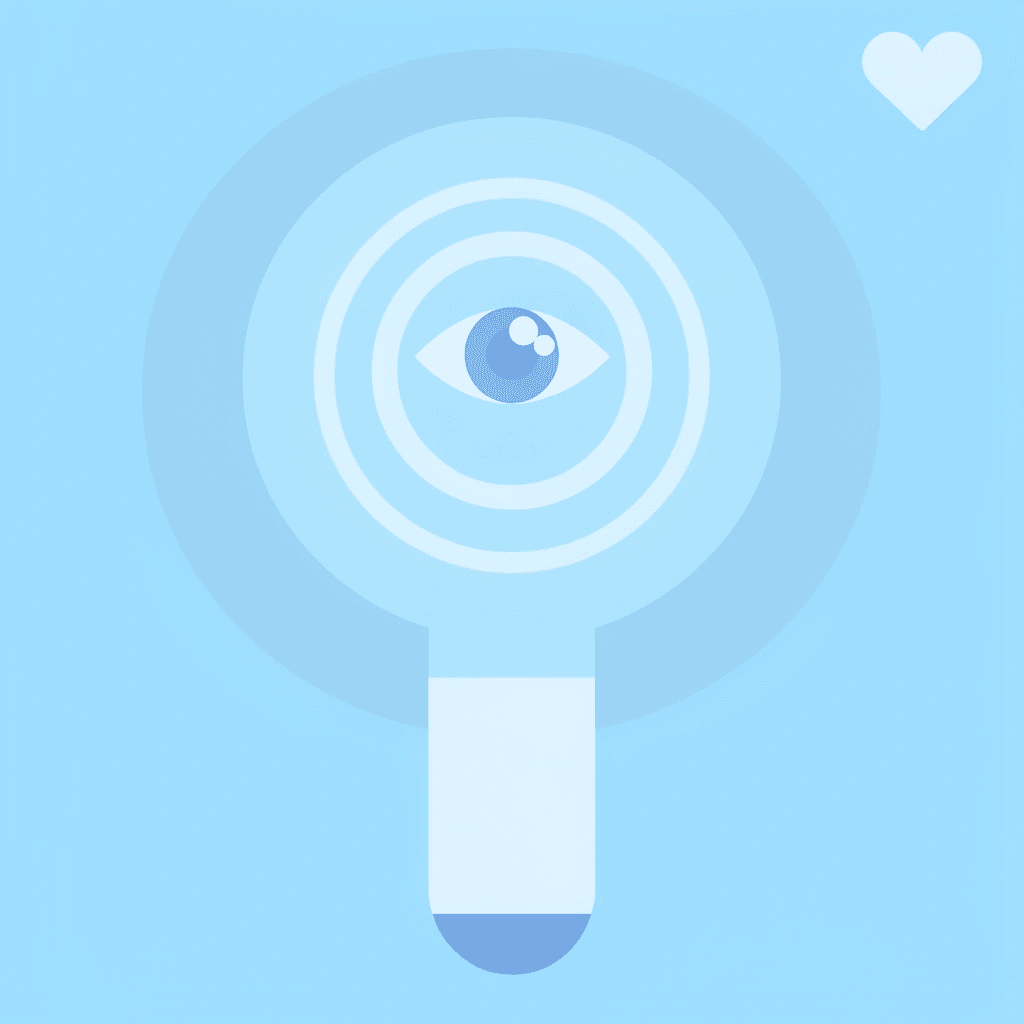  Magnifying glass icon representing close observation of children's interests