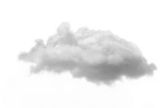 Illustrated cloud graphic