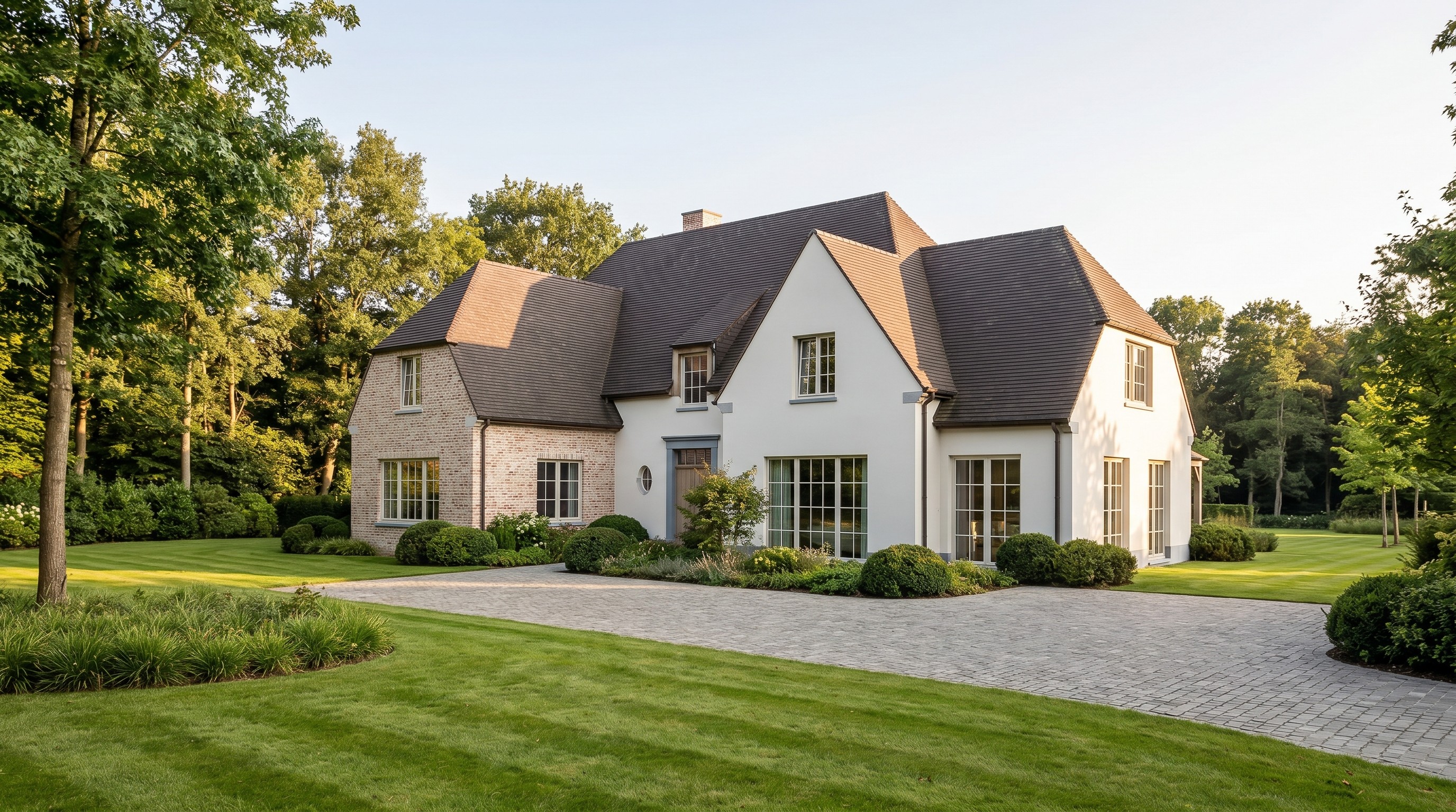 Toiture d'une maison familiale a Lasne