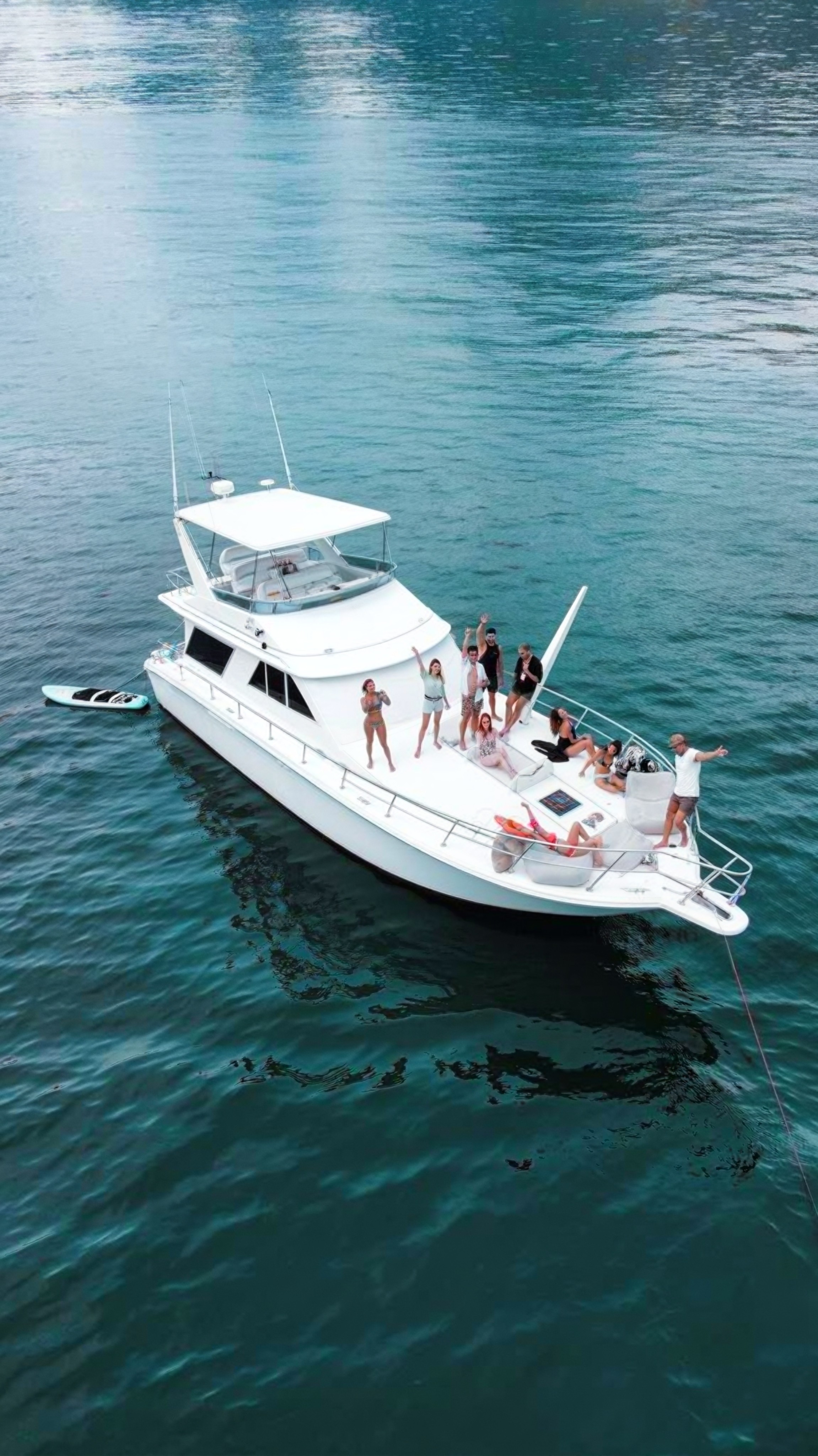 a boat floating on top of a large body of water