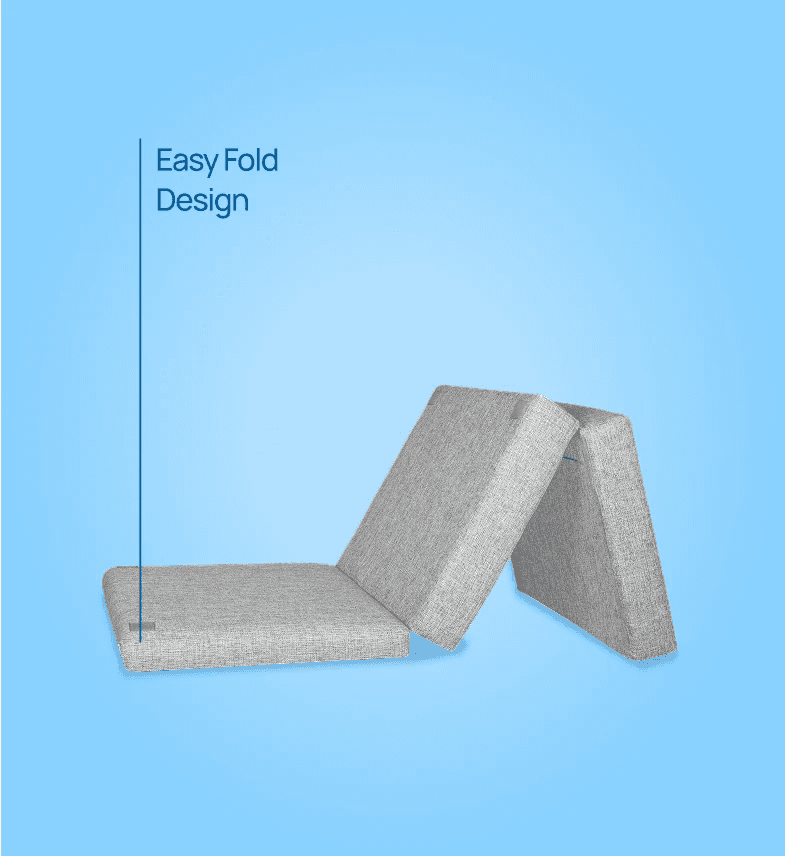 Home mattress on a plain white bed